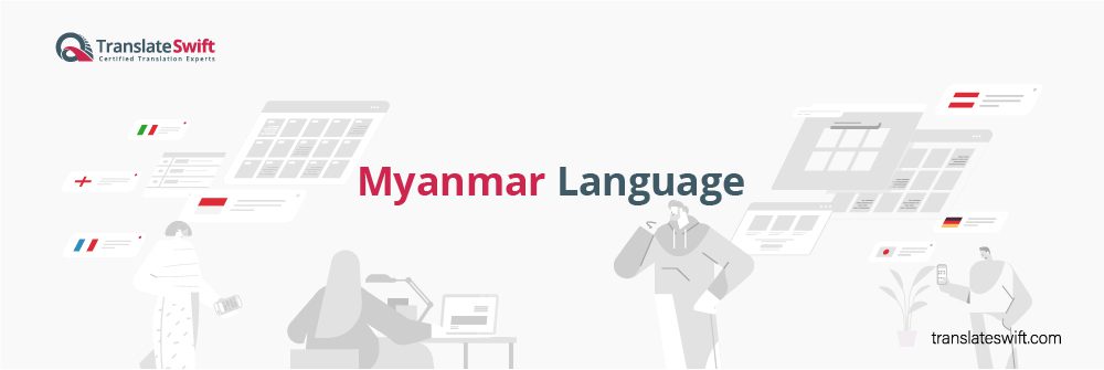 Image with Mayanmar Language written on it.
