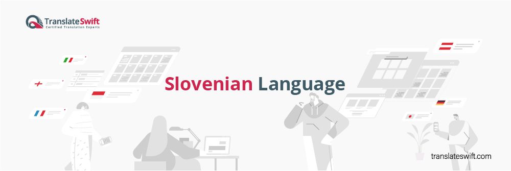 Image with Slovenian Language written on it.