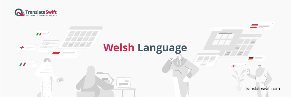Image with Welsh Language written on it.